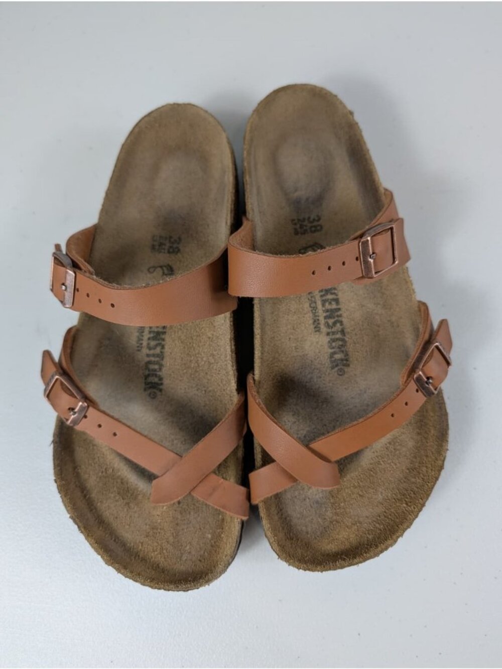 Birkenstock Mayari sandals in light brown women's size 7 - Picture 3 of 10
